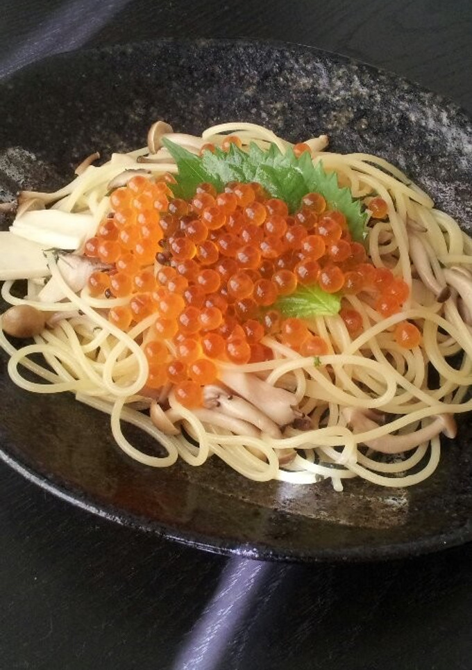 いくらときのこの和風パスタ-レシピのメイン写真
