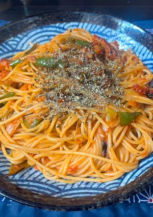 スパゲティ・きつねナポリタン-レシピのメイン写真