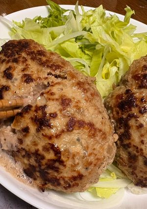 ハンバーグ（覚書き）-レシピのメイン写真