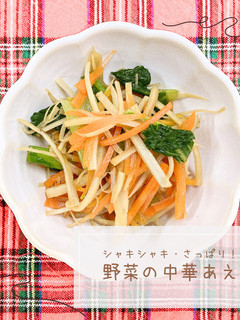 野菜の中華あえ-レシピのメイン写真