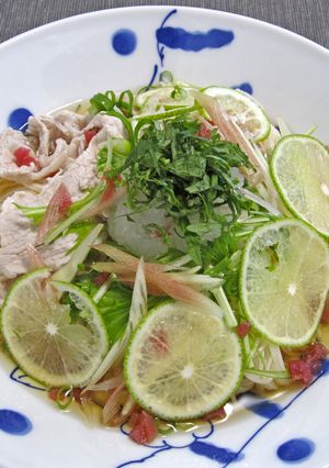 ライムそうめん-レシピのメイン写真