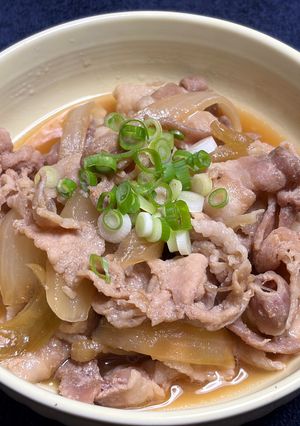 豚肉と新玉ねぎの甘辛煮-レシピのメイン写真