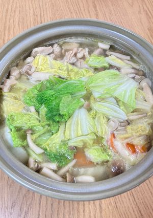 白味噌風昆布だしの白菜鍋-レシピのメイン写真