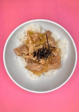 【保育園給食】焼き鳥丼-レシピのメイン写真