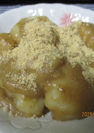 白玉だんご ごまだれ和え😋-レシピのメイン写真