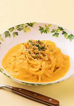 キャロットクリームソーススパゲティ-レシピのメイン写真