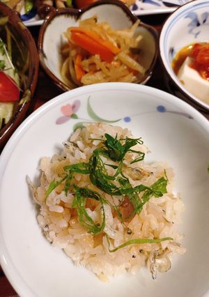 じゃこと梅の炊き込みご飯-レシピのメイン写真