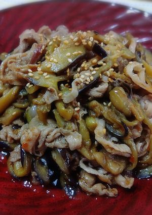 ＊なすと豚肉のピリ辛豆板醤炒め＊-レシピのメイン写真