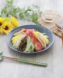 甘辛厚揚げと2種のタレで楽しむ冷やし中華