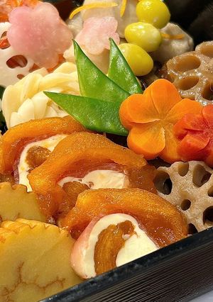 おせちに♪干柿と生ハムのクリームチーズ巻-レシピのメイン写真