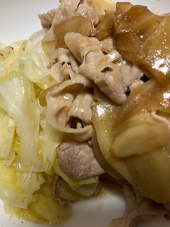 豚の新生姜焼きとキャベツのバター胡椒和え-レシピのメイン写真