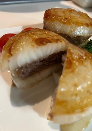 玉ねぎの照り照りはさみ焼き-レシピのメイン写真