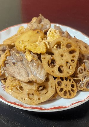 豚なすレンコン炒め-レシピのメイン写真