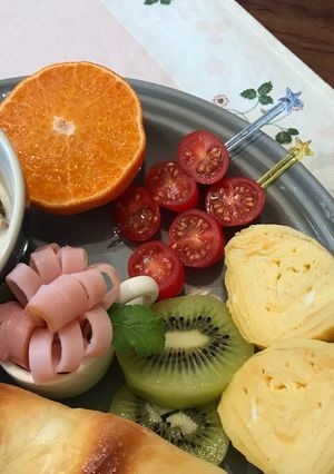 ミニトマト半分ピック刺し-レシピのメイン写真