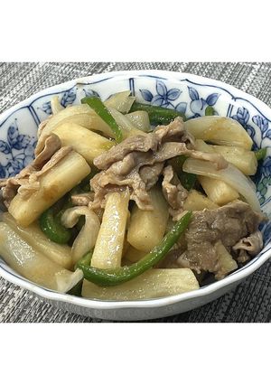 豚肉と山芋のオイスター炒め★動画あり★-レシピのメイン写真