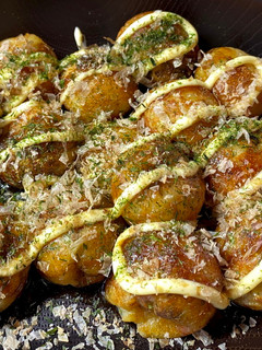 卵1個使用に対する たこ焼き粉と水分量-レシピのメイン写真