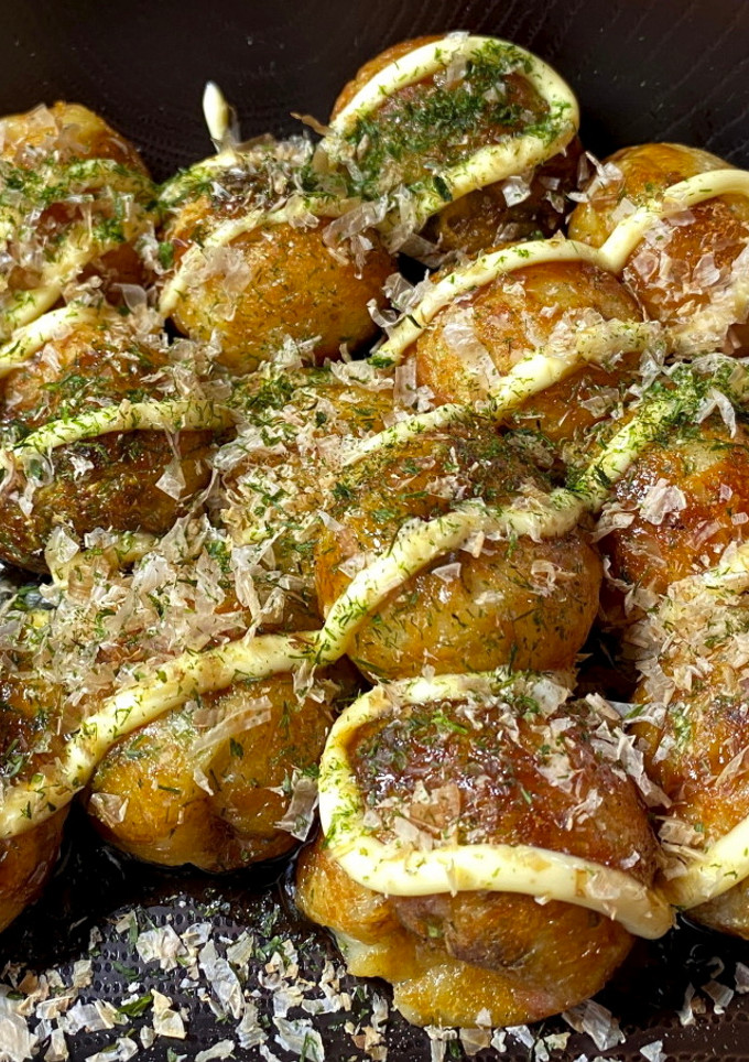 卵1個使用に対する たこ焼き粉と水分量-レシピのメイン写真