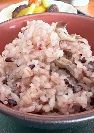 ヘルシー♡朝ご飯♡弁当♡舞茸入り雑穀ご飯-レシピのメイン写真