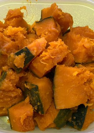 レンジで簡単！甘いかぼちゃ🎃-レシピのメイン写真