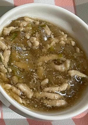 【離乳食後期】鶏ひき肉と長ネギのあんかけ-レシピのメイン写真