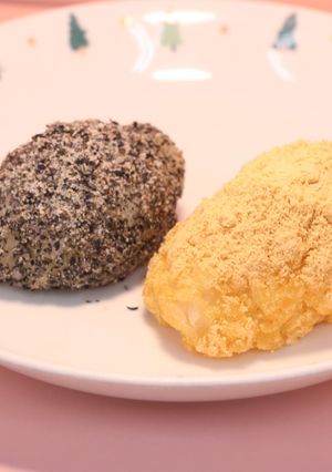 二色おはぎ【学校給食】-レシピのメイン写真