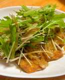 焼き鯖のゆずおろしポン酢かけ