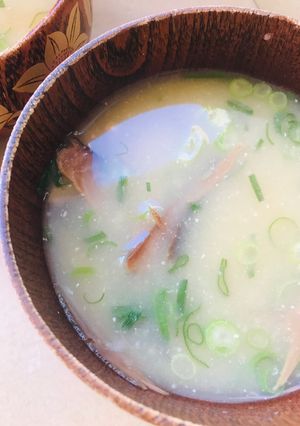 削り節＆切り餅の味噌汁-レシピのメイン写真
