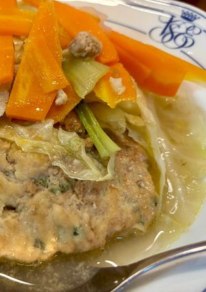 トマト無し、野菜多め包まないロールキャベツ-レシピのメイン写真