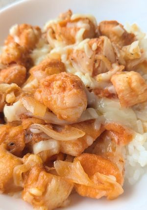 コク旨！麩とツナのピザドリア風丼-レシピのメイン写真