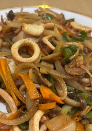 スルメイカのカレー炒め♪-レシピのメイン写真