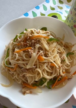 簡単！そうめんチャンプルー-レシピのメイン写真