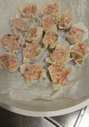 アサリと蓮根のシュウマイ-レシピのメイン写真