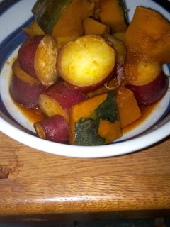 かぼちゃとさつまいもの煮物-レシピのメイン写真