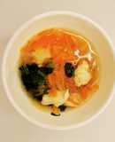栄養士の卵考案☆中華風三色スープ