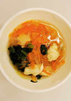 栄養士の卵考案☆中華風三色スープ-レシピのメイン写真
