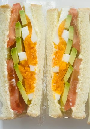 アボカドとトマトのたまごサンド-レシピのメイン写真