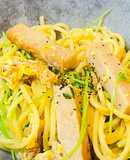 和風豆乳クリームパスタ（豆苗入り）