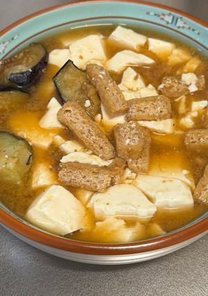 味噌汁風な豆腐-レシピのメイン写真