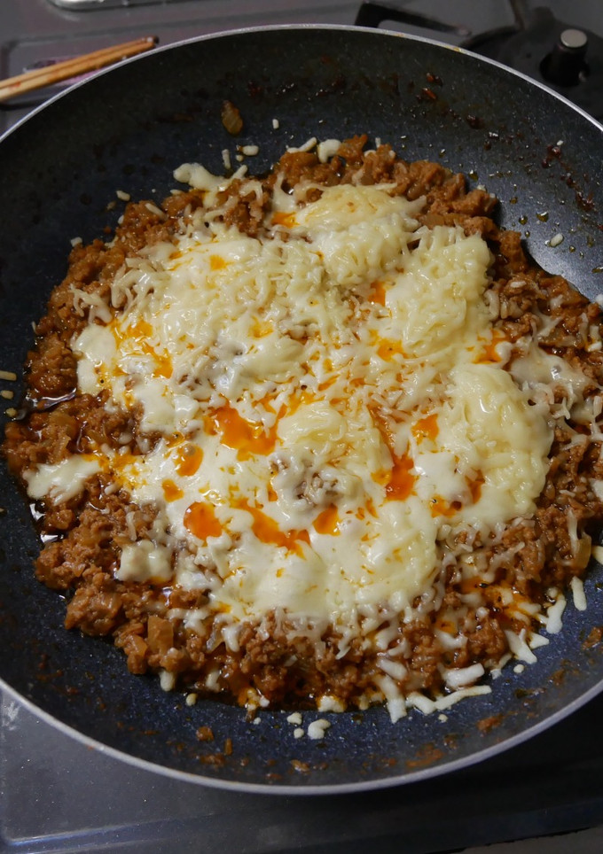 不器用挽肉丼の具-レシピのメイン写真