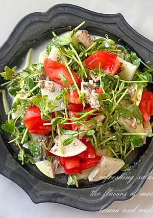 サバ缶と大根のサラダ￼-レシピのメイン写真