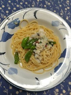鰆と獅子唐のペペロンチーノ-レシピのメイン写真