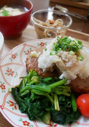 手で捏ねないハンバーグ-レシピのメイン写真