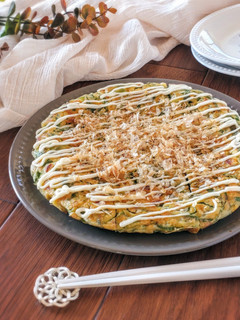 米粉で作る☆竹輪入り大阪ねぎ焼き。-レシピのメイン写真