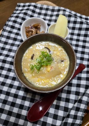 市販スープ活用!フカヒレ雑炊-レシピのメイン写真