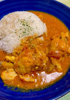 我が家のヨーグルトトマトチキンカレー♪-レシピのメイン写真