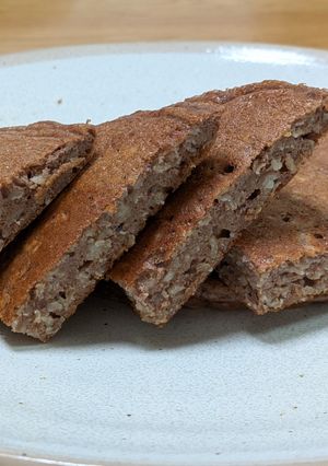 高タンパク低糖質☆オートミールパンケーキ-レシピのメイン写真