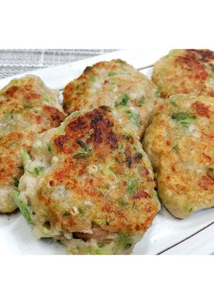 オクラと山芋の豚バーグ★動画あり★-レシピのメイン写真