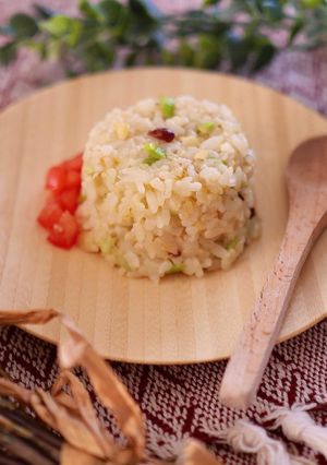 レンジでできる和豆のカレーピラフ-レシピのメイン写真