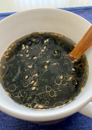 簡単★腸活スープ　ほぼ海苔だけ-レシピのメイン写真