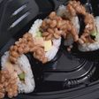 たまご醤油納豆ダレがけ 巻き寿司
